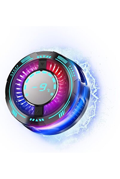 erorex Phone Cooler Gaming & Streaming - Led Display Radiator Cooling Fan Magnetic Attachment, 15W