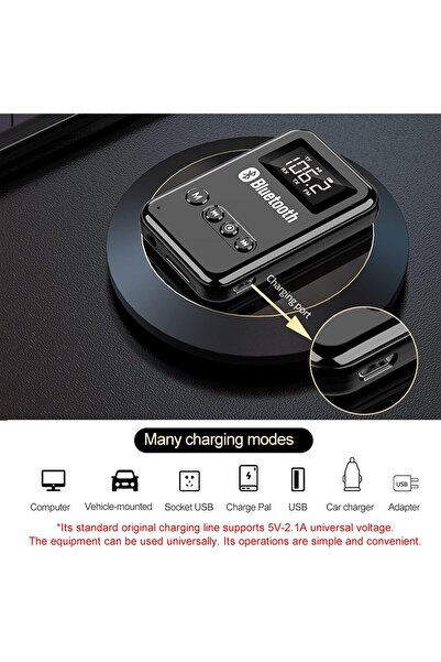 erorex Bluetooth 5.0 Transmitter Receiver 2--1 Audio Adapter, Led Display, Tv/Pc/Wired