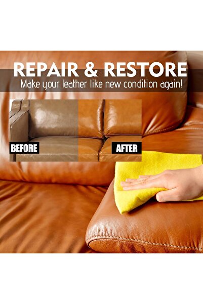 erorex 2Pcs Leather Recoloring Balm, Black & Dark Brown - Restores, Conditions, Repairs Leather Color