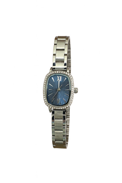 LOOQ Roman Numeral Women's Wristwatch with Zircon Stone Detail