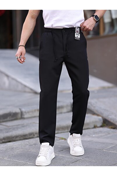 Wkm Denim Ανδρικό παντελόνι Comfort Fit Side Elastic Jogger