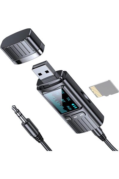 erorex جهاز إرسال واستقبال بلوتوث 5.4، محول صوت لاسلكي محمول صغير يعمل بمنفذ USB، 2-1، 3.5 مم