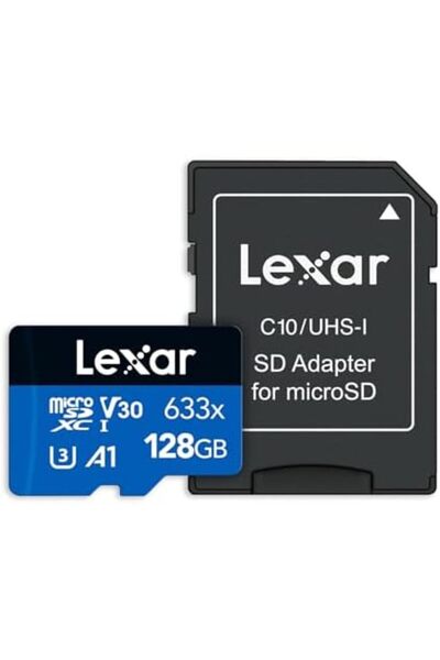 AC BOX 128Gb 633X Microsdxc Uhs-I U3 100/45Mb/S High Performance Microsd Memory Card for Ac Box 86193