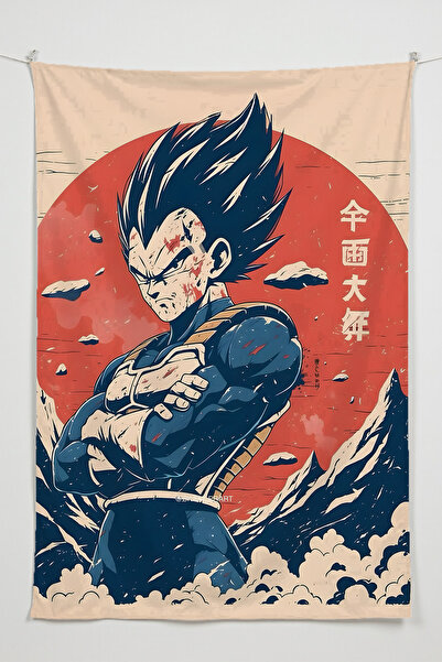 Alpacarpet Вертикално покритие за стена Dragon Ball – висококачествена тъкан ...