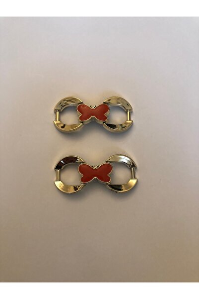 KumaşEvi Kelebek Desenli Plastik Ayakkabı Tokası – Çanta, Kemer ve Hobi Akses...