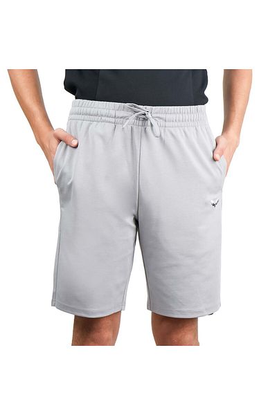 Giordano Men's Cotton Blend Interlock Elastic Waist Shorts