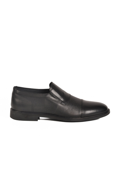 Aspor Black Genuine Leather Men's Classic Shoes