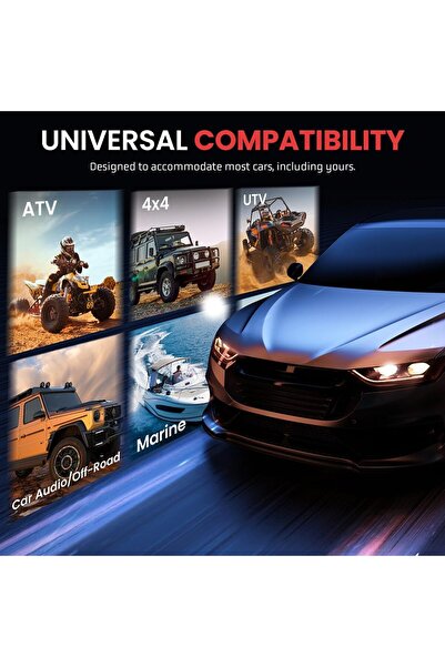 erorex 2-Way Universal Car Stereo Speakers-120W 3.5 Inch Coaxial Loud Pro Audio Car Speaker Universal Oem