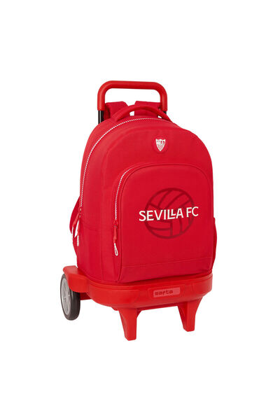 Sevilla Fútbol Club Rucsac școlar cu roți Sevilla Fútbol Club Roșu 33 x 45 x ...