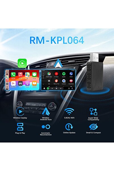 erorex 2 1 Wireless Carplay Adapter Apple & Android Car, Wireless Carplay Dongle Receiver Adapter Factory