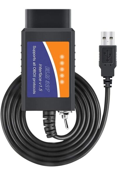 erorex محول USB Elm327، ماسح OBD2 لنظام Windows، أداة فحص تشخيصية Elmconfig Focccus Ms-Can/HS-Can