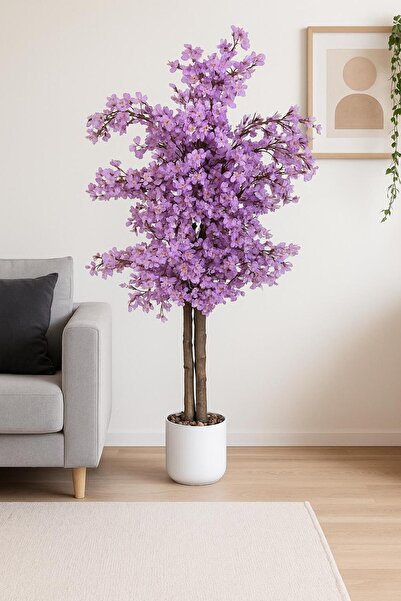 YAPAY ÇİÇEKÇİNİZ Τεχνητό δέντρο άνοιξης Sakura Premium με πυκνά φύλλα 100 cm