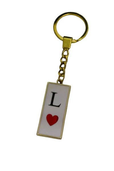 Roza ميدالية مفاتيح أنيقة بتصميم حرف L