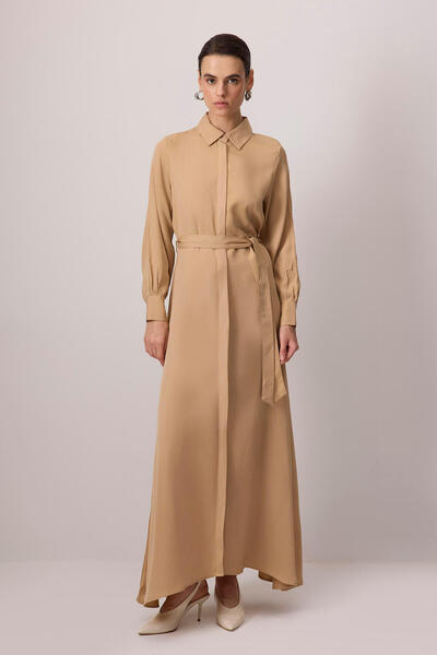Touché Privé Textured Shirt Dress