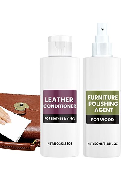 erorex Wood Floor Cleaner, Cabinet Shine Restorer, Quick Polishing Spray Long Lasting Protection, Leather