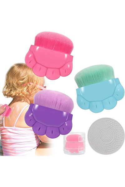 erorex Pack Kids Sunscreen Applicator Sunblock Buddy Brush Protective Case Sun Lotion Applicator Sun Cream