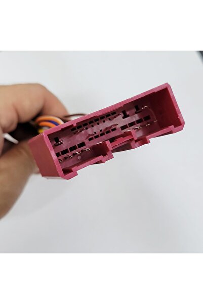 erorex 2Pcs Auto Car Stereo Radio Iso 16 Pin Wiring Harness Adapter Connector Cable Replacement Compatible