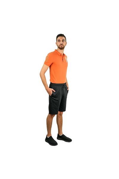 Giordano Men's Cotton Blend Interlock Elastic Waist Shorts