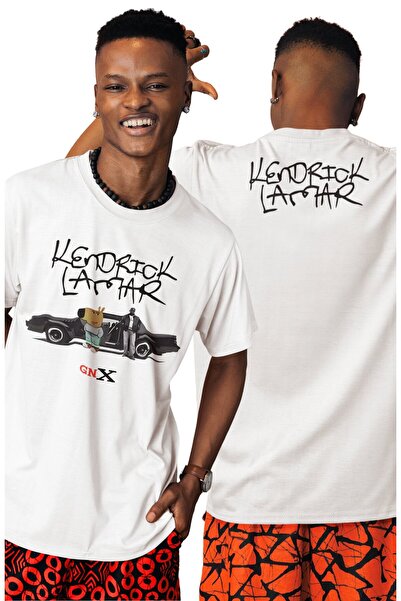 Fuddy Moda تي شيرت مطبوع عليه Gnx Kendrick Lamar Ense للجنسين، تي شيرت كبير ا...