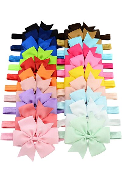 erorex Baby Girls Headbands 3" Grosgrain Ribbon Hair Bows Baby Headbands Hair Accessories Baby Girls