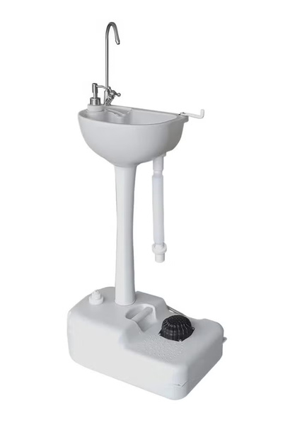 Cady One Travel Sink for Camping and Trekking 17L Capacity with Soap Dispenser and Wheels