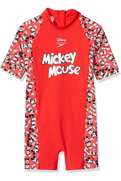 erorex Kids' Disney Mickey Mouse Unisex Child All In One Costume Risk Red/Black/White 4 Yrs