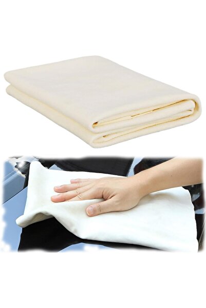 erorex قطعتان من قماش تجفيف الشامواه المصنوع من الألياف الدقيقة، منشفة شامواه فائقة النعومة للعناية بالسيارة، ماصة بدون خطوط