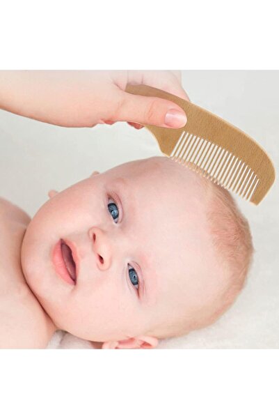 erorex Set Of 3 Baby Brush & Comb Gently Grooms Baby'S Hair Made Of Natural Wool And Bristles