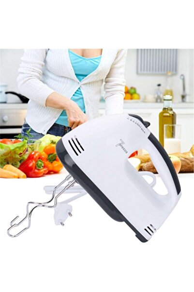 Promagg Mixer electric de mână cu 5 viteze, cu palete și cârlige