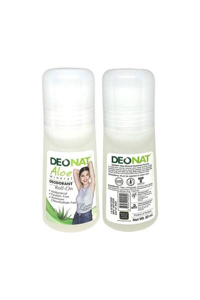 DEONAT Aloe Mineral Deodorant Underarm Roll On 65ml