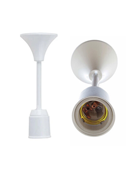 Rabelix Online Marketing Full Bakır Porselen Asma Duy Takımı Tij Takımı E27 E-27 Duy Muhafazalı Sarkıt Duy Tekli Avize