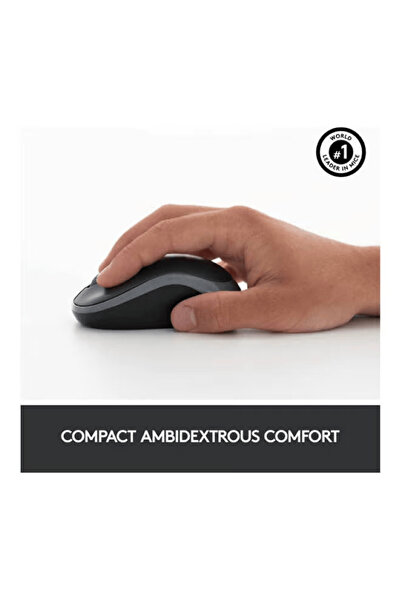 logitech MK270 Wireless Combo Keyboard and Mouse, English Arabic Layout, 1000 DPI Resolution, , Black