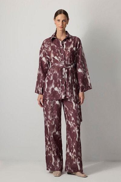 Touché Privé PATTERNED SHIRT PANT SET