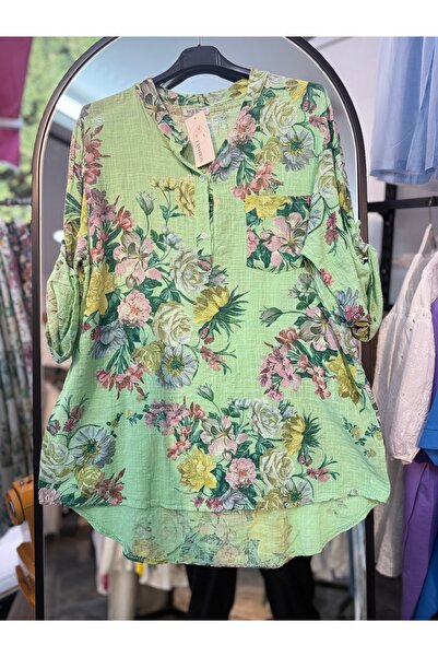 madameboutique İtalyan Ham Keten Gömlek