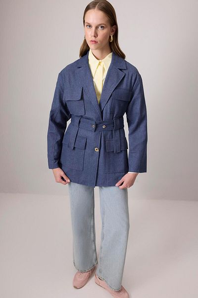 Touché Privé Cep Detail Textured Jacket