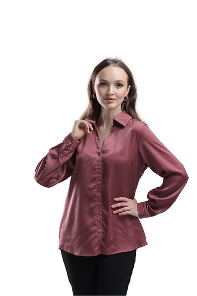 SUGA Sunset silk blouse