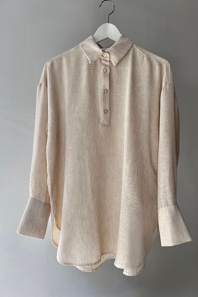 Touché Privé Shirt Collar Melange Tunic