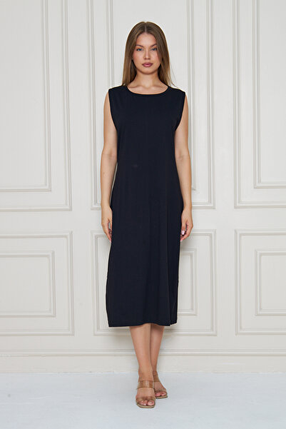 RTBUTİK Kalın Askılı Pamuklu Elbise Astarı, Kombinezon, Uzun Elbise Astarı, Tesettür Astar