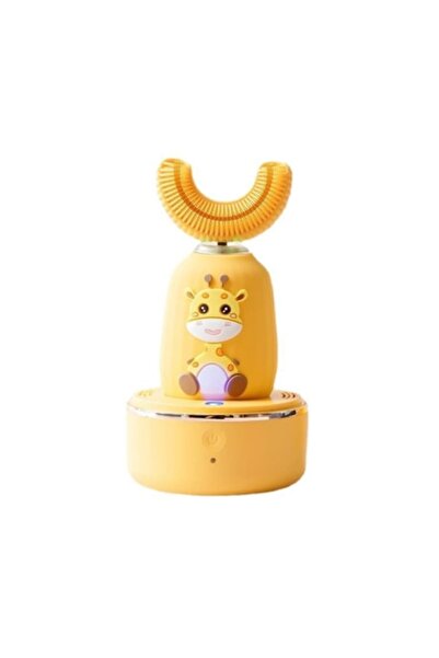 OEM Electric Toothbrush for Children 2-7 Years, Yellow Giraffe Model