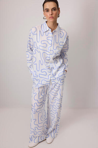 Touché Privé Shirt Pants Viscose Suit