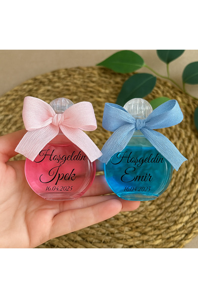 Handmade Babyshower ,doğum günü ,kına hediyelik kolonya 5 adet
