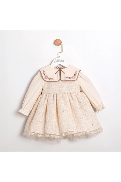 Little Ya Ya Love Mimilu Baby Girl Collar Detail Dress