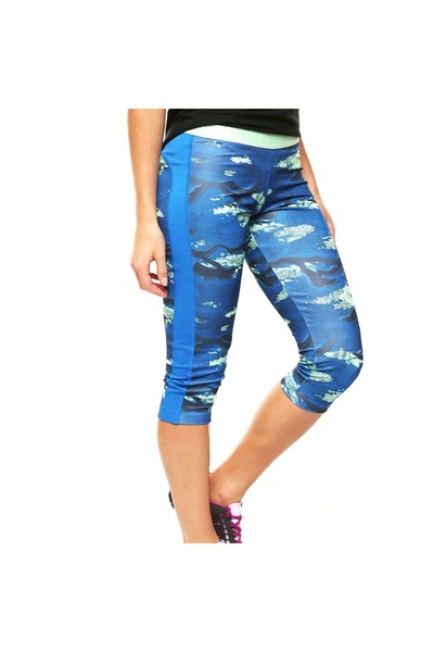 Reebok Women's Workout Ready Printed Capri 3/4 Pants