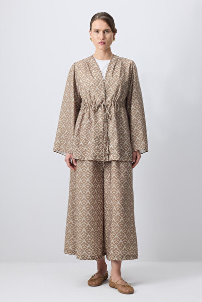 Touché Privé SET PANTALONI KIMONO CU MODEL