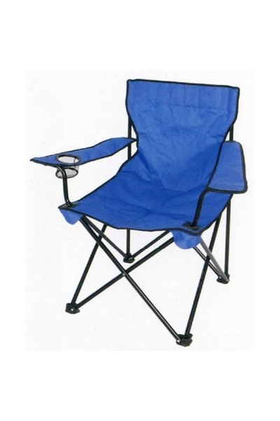 SGTT Folding chair for fishing or camping 53x53x90 cm, blue, max 120kg, in transport bag