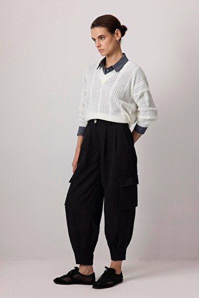 Touché Privé % 100 PAMUK KARGO CEPLİ PANTOLON