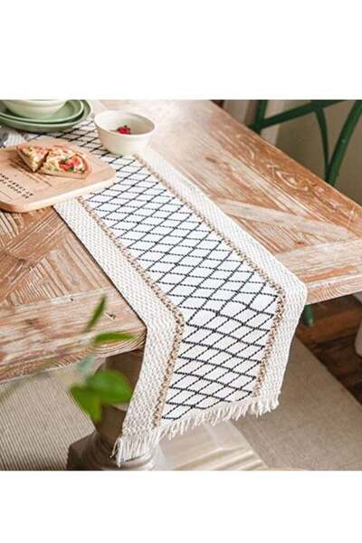 Generic SYOSI Table Runner, Boho Table Runner, Perfect for Bohemian Decor, Boho Wedding Table Decor, Hand W