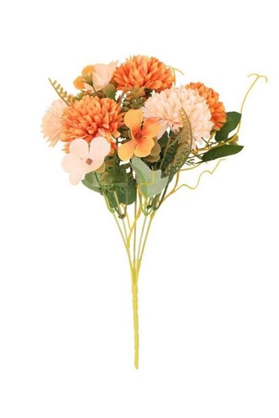 Generic 1 Bunch European Style Simulation of peony flowers Suitable Orange/pi...