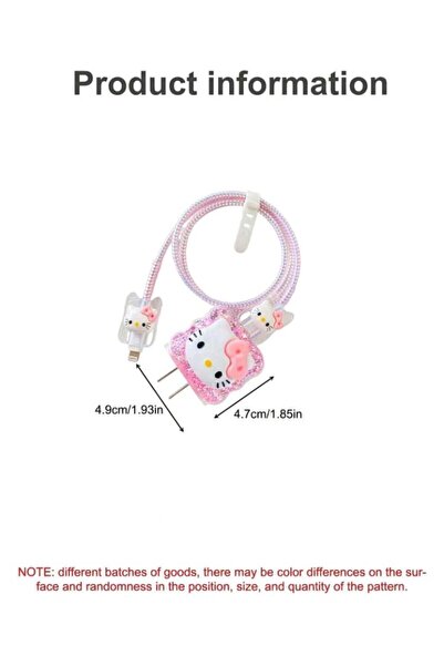 stylna HELLO KİTTY ADAPTÖR& KABLO KORUYUCU KILIF