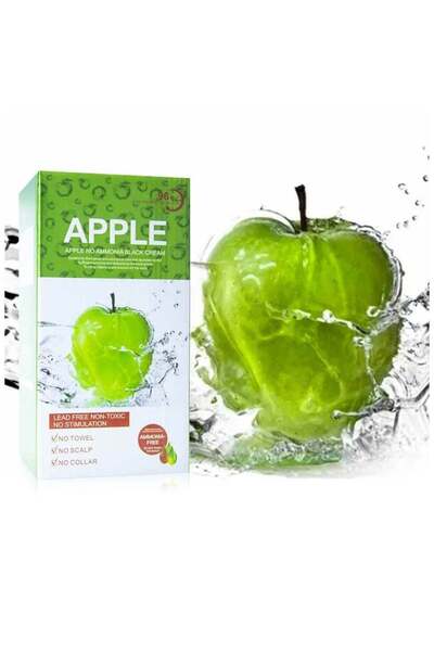 Apple Blossom Naturals Apple Natural Hair Color Cream Ammonia Free Black 1000ml